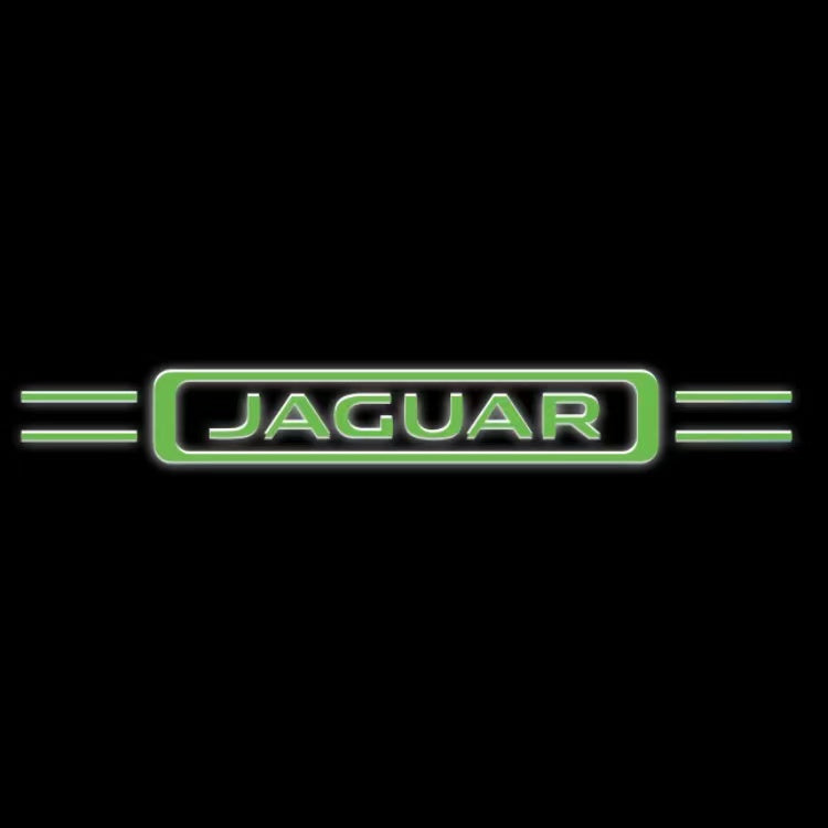 JAGUAR Green color LOGO PROJECROTR LIGHTS Nr.14 (quantity 1 = 1 sets/2 door lights)