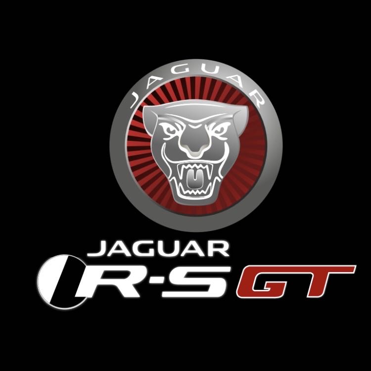 JAGUAR R S GT LOGO PROJECROTR LIGHTS Nr.104  (quantity 1 = 1 sets/2 door lights)