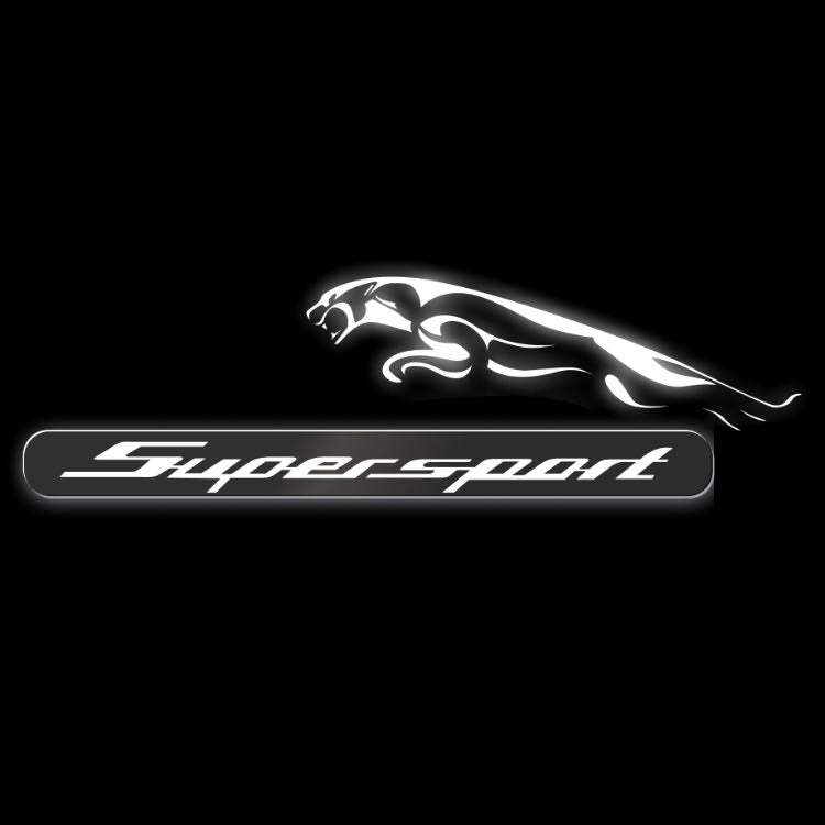 JAGUAR SUPER SPORT LOGO PROJECROTR LIGHTS Nr.92  (quantity 1 = 1 sets/2 door lights)