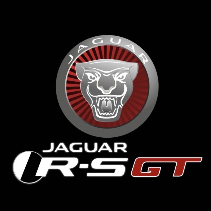 JAGUAR R S GT LOGO PROJECROTR LIGHTS Nr.93  (quantity 1 = 1 sets/2 door lights)