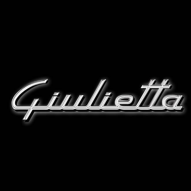 Alfa Romeo Giulietta LOGO PROJECTOT LIGHTS Nr.83 (cantidad 1 = 2 logo película / 2 luces de puerta)
