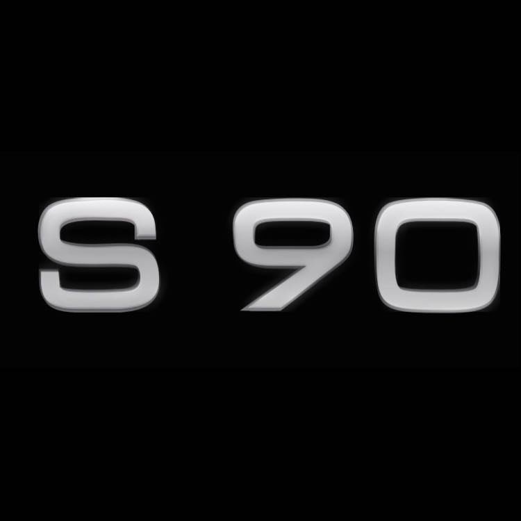 Volvo S 90 LOGO PROJECROTR LIGHTS Nr.97 (quantity  1 =  2 Logo Film /  2 door lights)