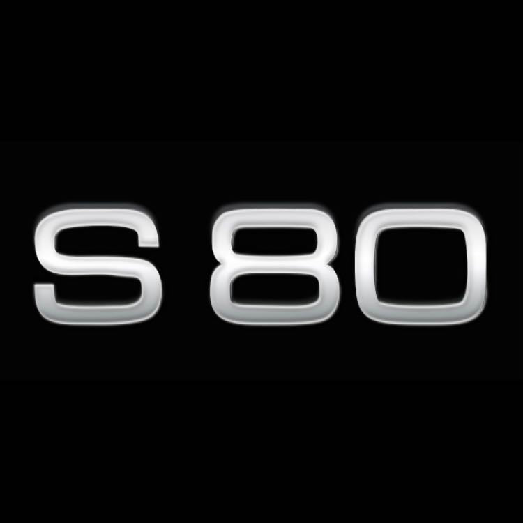 Volvo S 80 LOGO PROJECROTR LIGHTS Nr.90 (quantity  1 =  2 Logo Film /  2 door lights)