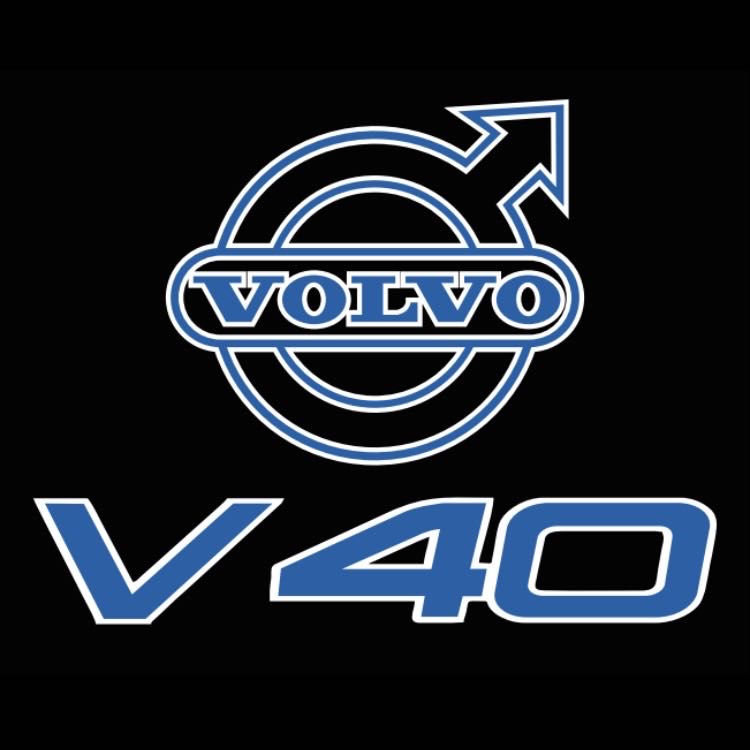 Volvo V 40 LOGO PROJECROTR LIGHTS Nr.93 (quantity  1 =  2 Logo Film /  2 door lights)