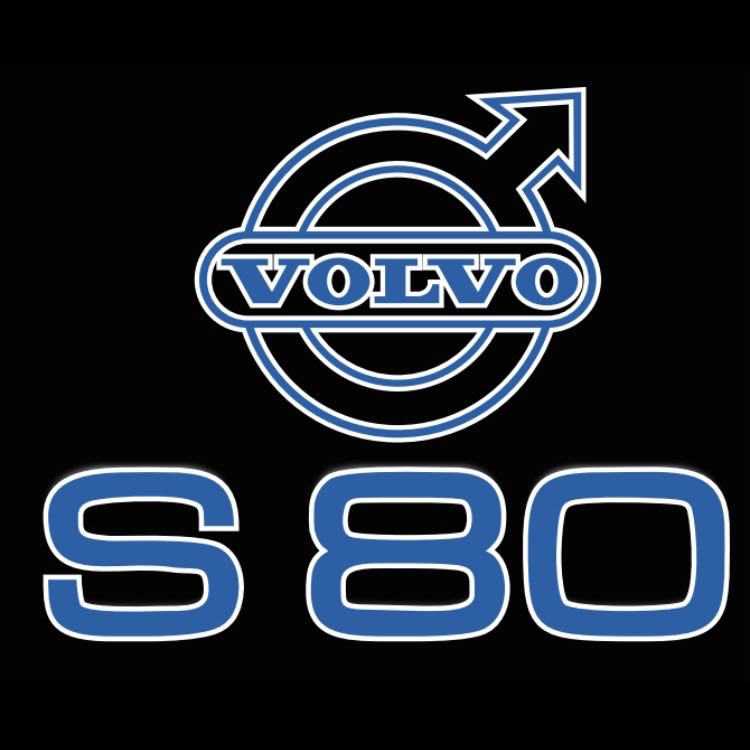 Volvo S 80 LOGO PROJECROTR LIGHTS Nr.89 (quantity  1 =  2 Logo Film /  2 door lights)