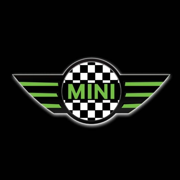 MINI LOGO PROJECROTR LIGHTS Nr.08 (quantité 1 = 2 Film Logo / 2 feux de porte)