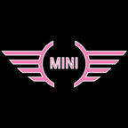 MINI LOGO PROJECROTR LIGHTS Nr.83 (cantidad 1 = 2 logo película / 2 luces de puerta)
