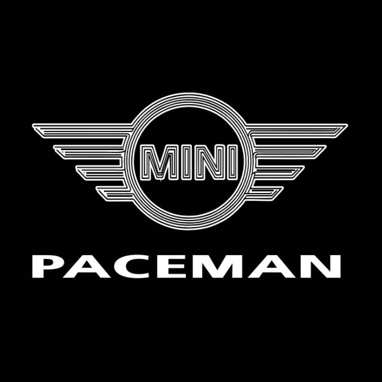 MINI PACEMAN LOGO PROJECROTR LIGHTS Nr.32 (quantité 1 = 2 Logo Film / 2 feux de porte)