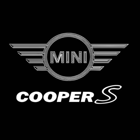 MINI COOPER S LOGO PROJECROTR LIGHTS Nr.27 (cantidad 1 = 2 Logo Film/2 luces de puerta)