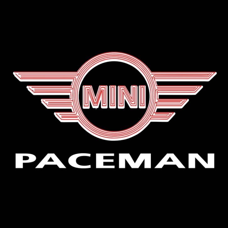 MINI PACEMAN LOGO PROJECROTR LIGHTS Nr.127 (quantity  1 =  2 Logo Film /  2 door lights)