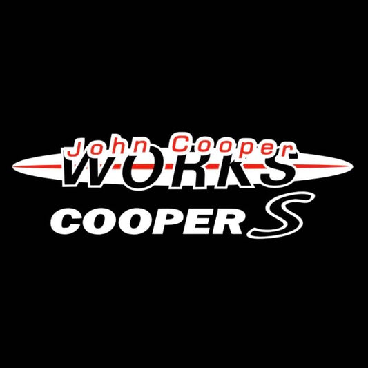 COOPER S LOGO PROJECROTR LIGHTS Nr.75 (cantidad 1 = 2 logo película / 2 luces de puerta)