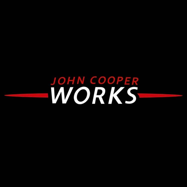 JOHN COOPER WORKS LOGO PROJECROTR LIGHTS Nr.87 (cantidad 1 = 2 logo película / 2 luces de puerta)