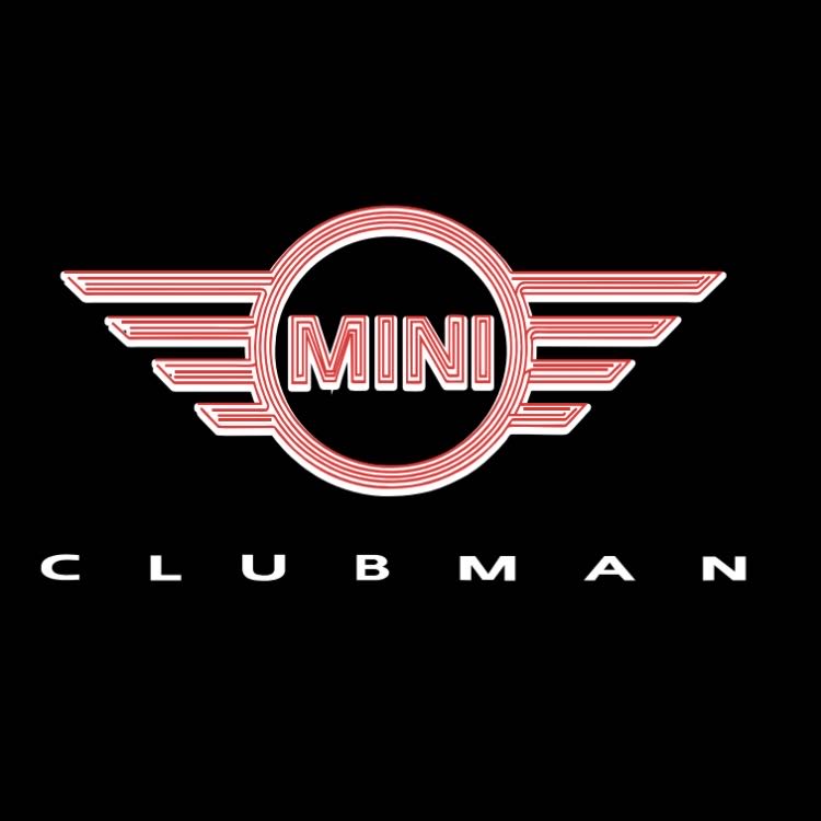 MINI CLUBMAN LOGO PROJECROTR LIGHTS Nr.126 (quantité 1 = 2 Logo Film / 2 feux de porte)