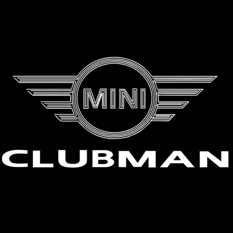 MINI  CLUBMAN LOGO PROJECROTR LIGHTS Nr.30 (quantity  1 =  2 Logo Film /  2 door lights)