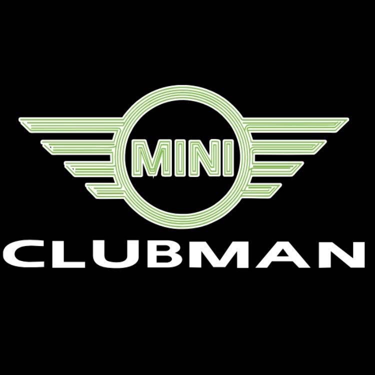 MINI CLUBMAN LOGO PROJECTOR LIGHTS Nr.130 (quantité 1 = 2 Film Logo / 2 feux de porte)