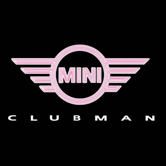 MINI CLUBMAN LOGO PROJECROTR LIGHTS Nr.149 (quantity  1 =  2 Logo Film /  2 door lights)