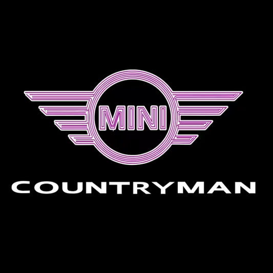 MINI CLUBMAN LOGO PROJECROTR أضواء Nr.145 (كمية 1 = 2 شعار فيلم / 2 أضواء الباب)