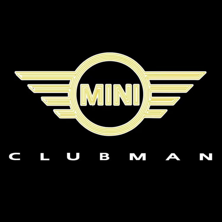 CLUBMAN LOGO PROJECROTR LIGHTS Nr.137 (Menge 1 = 2 Logo Film / 2 Türleuchten)