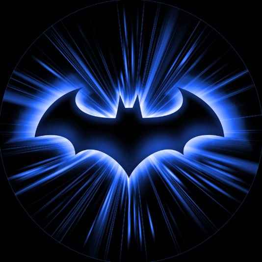 Batman Logo Nr.211 (quantité 1 = 2 Logo Films /2 feux de porte)