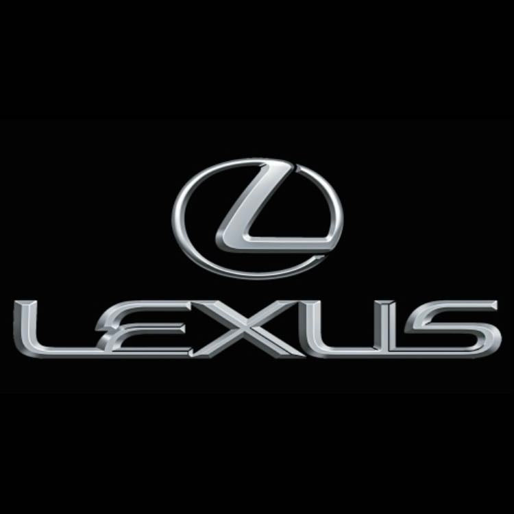 LEXUS Original LOGO PROJECROTR LIGHTS Nr.01 (quantity 1 = 1 sets/2 door lights)