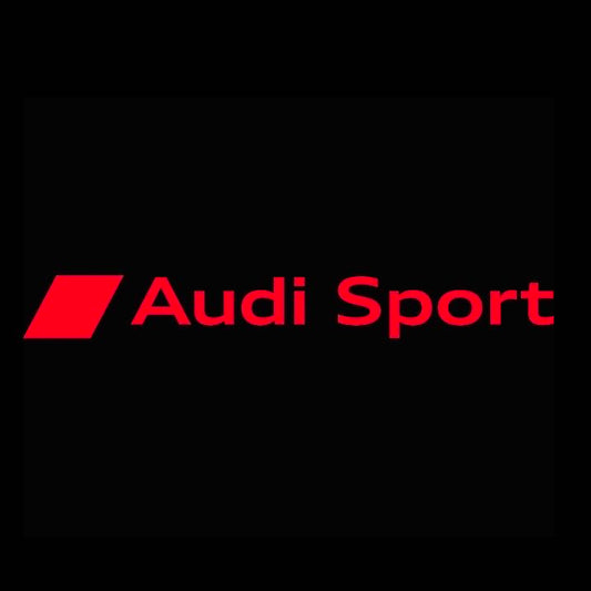 LUCES DE PROYECTOR LOGO AUDI No 111 (cantidad 1 = 2 películas con logotipo / 2 luces de puerta)