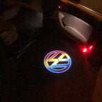 Feux de porte Volkswagen Logo Nr. 04 (quantité 1 = 2 films de logo / 2 lumières de porte）