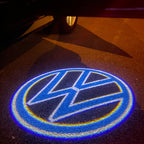 Volkswagen Door lights Original Logo  Nr. 157 ( quantity 1 = 2 logo film / 2 door lights)