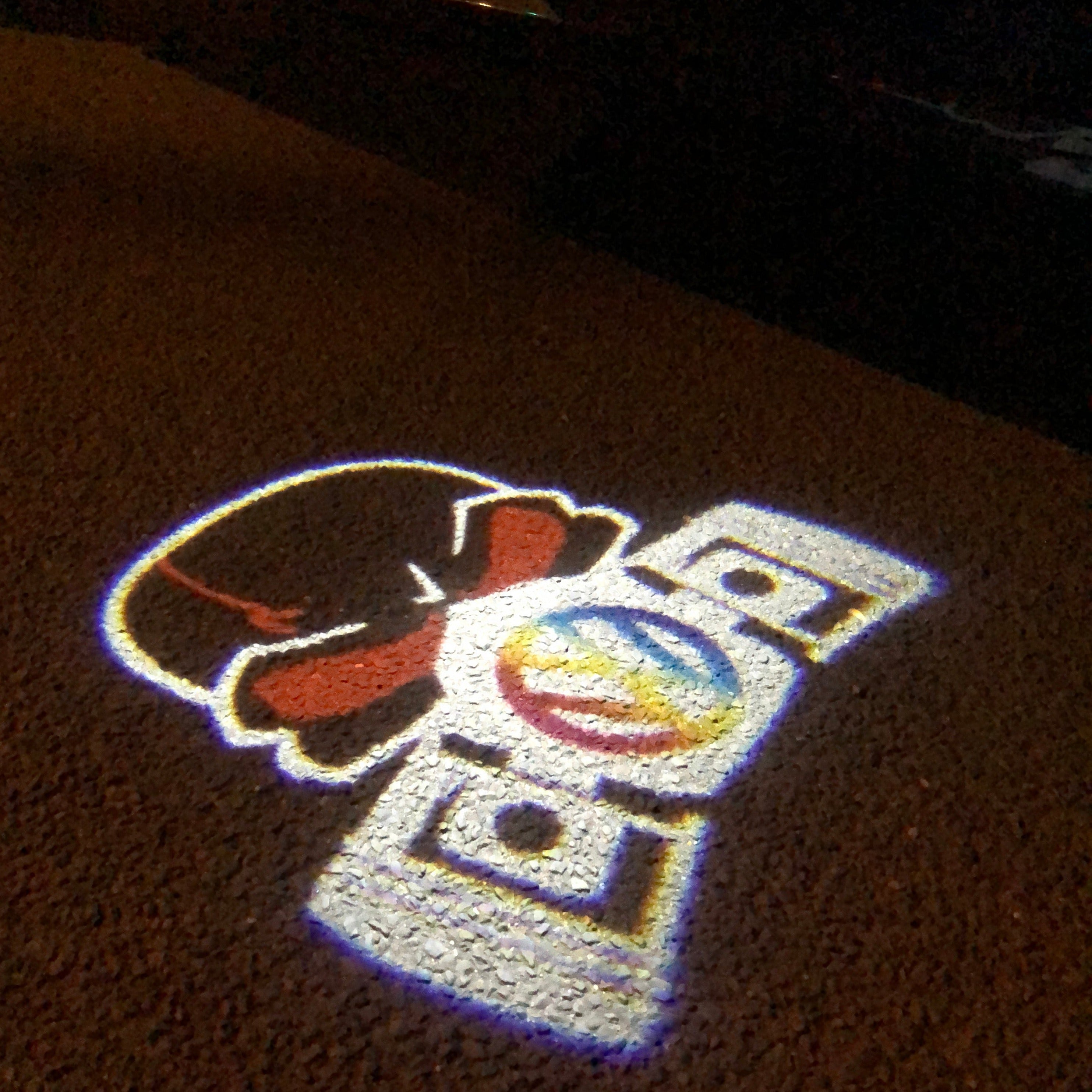 Volkswagen GAS MASK Porta luci Nr. 03 (quantità 1 = 2 logo film / 2 porte luci)