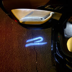 Volkswagen Luces de puerta R Logo Nr. 152 (cantidad 1 = 2 películas de logotipo / 2 luces de puerta)