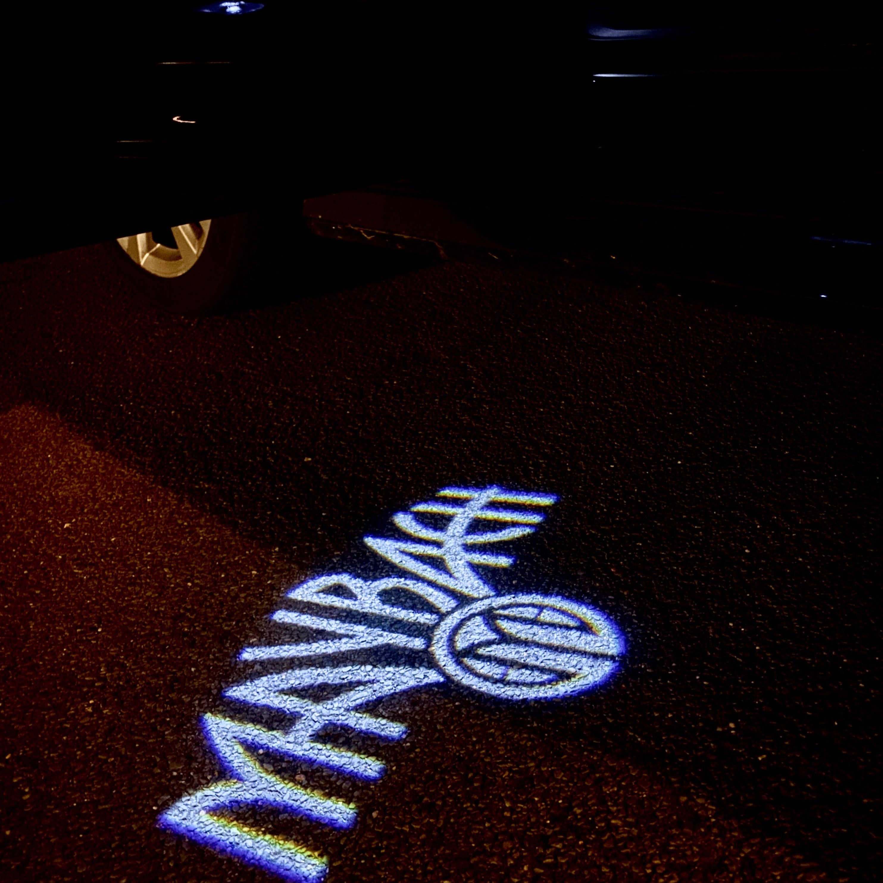 MAYBACH LOGO PROJECTOT LIGHTS Nr.28 (Menge 1 = 2 Logofolien /2 Türleuchten)