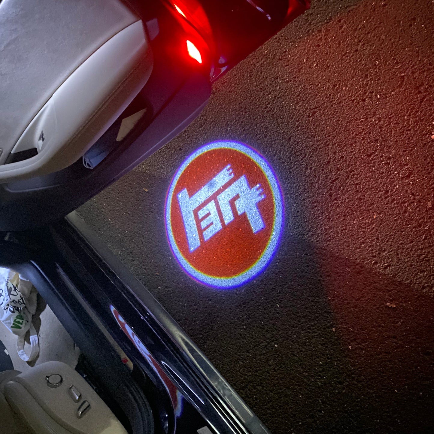 JDM LOGO PROJECTOR LIGHTS Nr.09 (الكمية 1 = 1 مجموعة / 2 أضواء باب)