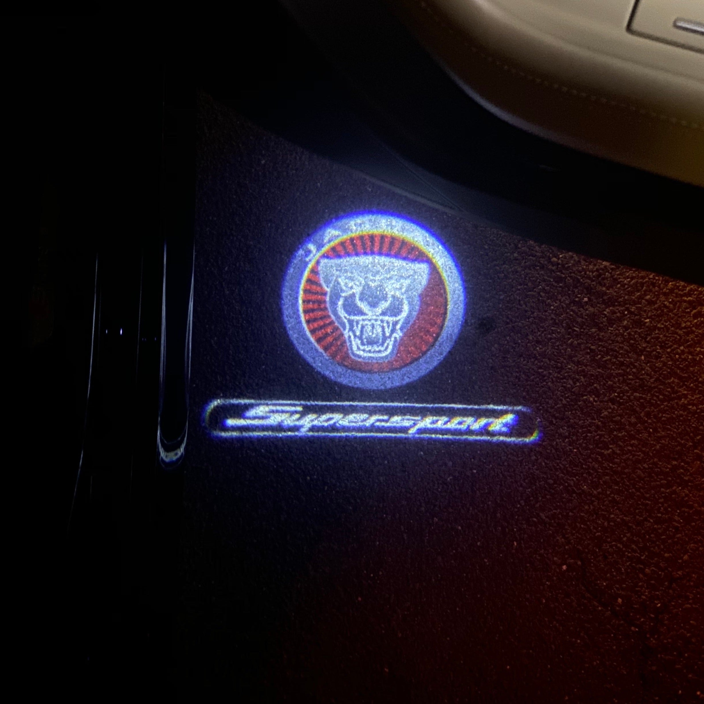 JAGUAR LOGO PROJECROTR LUCI Nr.102 (quantità 1 = 1 set / 2 luci porta)