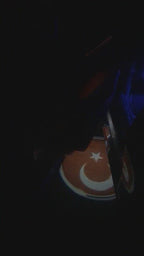 Turkey   National Flag  logo (quantity 1 = 1 sets / 2 logo film /  Can replace of lights  other logos )