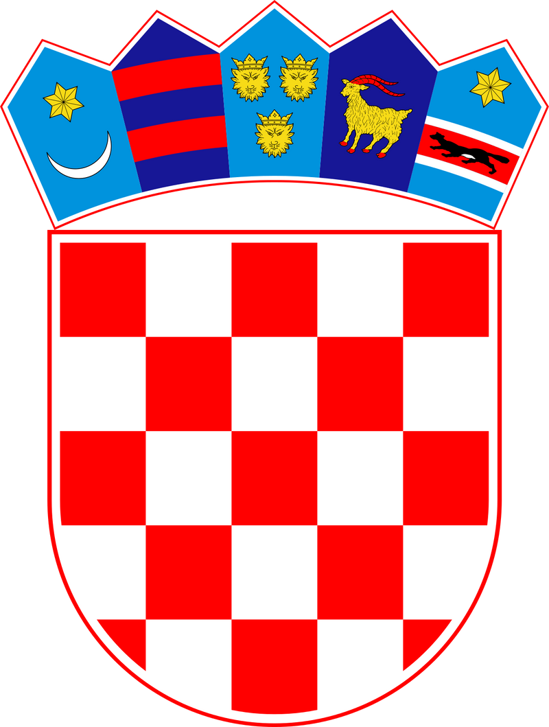 Republika Hrvatska Nationalflaggenlogo (Menge 1 = 1 Sätze / 2 Logofilme / Kann Lichter anderer Logos ersetzen)