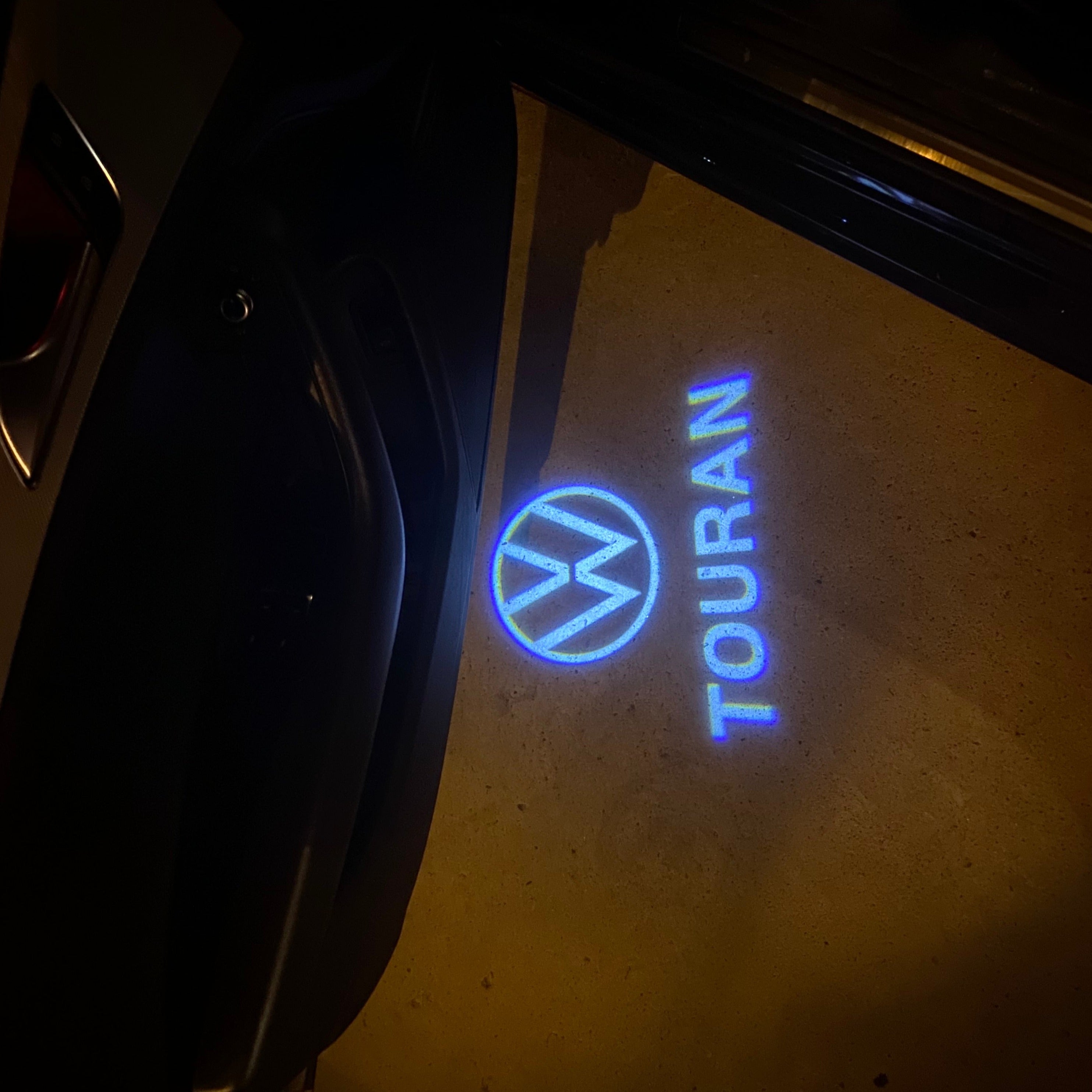 Volkswagen Door lights Touran Logo  Nr. 129 (quantity 1 = 2 Logo Films /2 door lights）