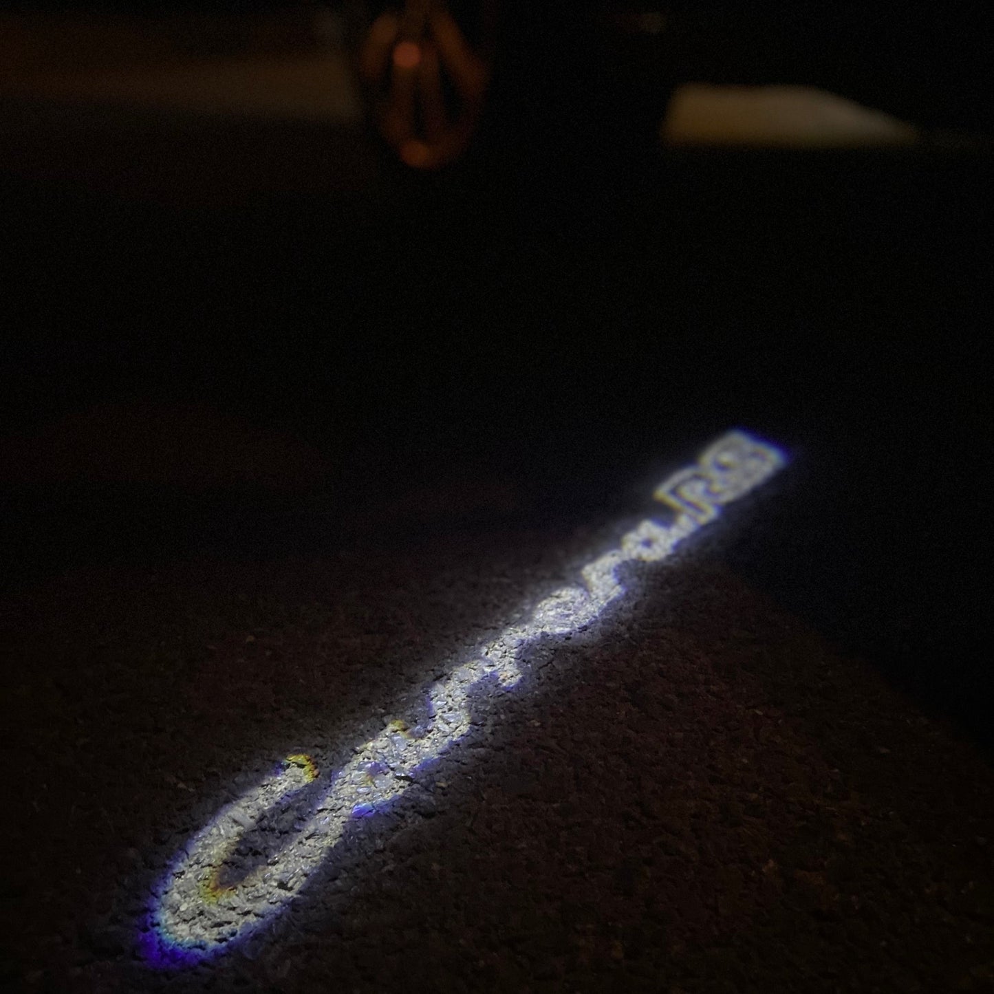 PORSCHE LOGO PROJECTOT LIGHTS Nr.80 (Menge 1 = 2 Logo Film / 2 Türleuchten)