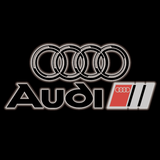 AUDI LOGO PROJECTOT LIGHTS Nr.19 (quantità 1 = 2 Logo Films /2 luci porta)