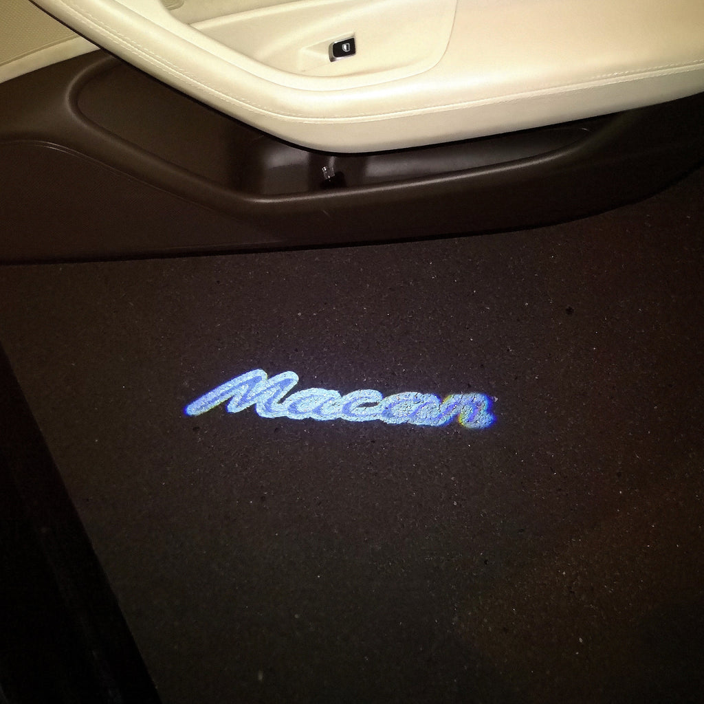 PORSCHE LOGO PROJECTOT LIGHTS Nr.88 (quantità 1 = 2 Logo Film / 2 luci porta)