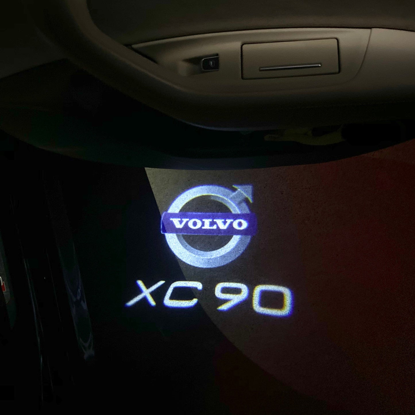 XC 90 LOGO PROJECROTR LIGHTS Nr.11 (Menge 1 = 2 Logo Film / 2 Türleuchten)