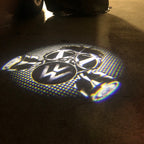 Volkswagen GAS MASK Lampes de porte Nr. 11 (quantité 1 = 2 Logo Films /2 feux de porte)
