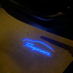 PORSCHE LOGO PROJECTOT LIGHTS Nr.87 (quantità 1 = 2 Logo Film / 2 luci porta)