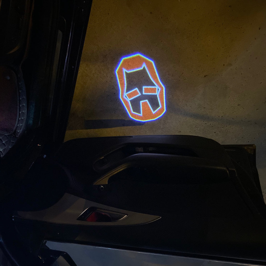 Iron Man Logo Nr.214 (quantité 1 = 2 Logo Films /2 feux de porte)