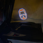 Iron Man Logo Nr.214 (quantité 1 = 2 Logo Films /2 feux de porte)