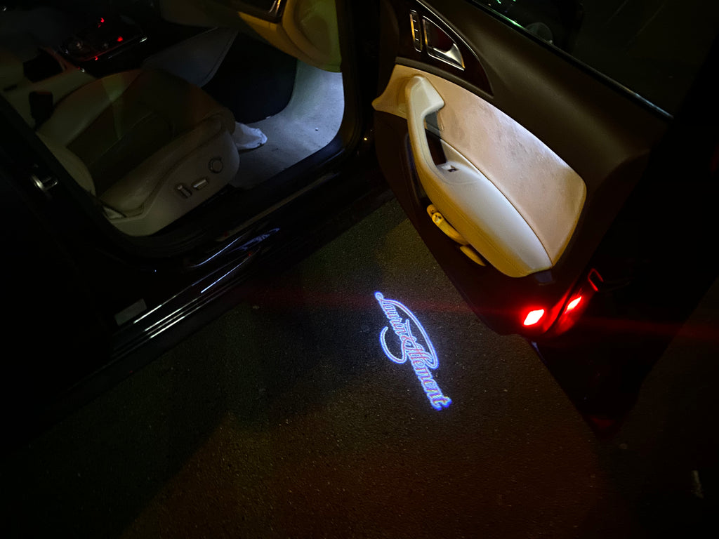 SKODA LOGO PROJECTOT LIGHTS Nr.19 (quantité 1 = 2 Logo Films /2 feux de porte)