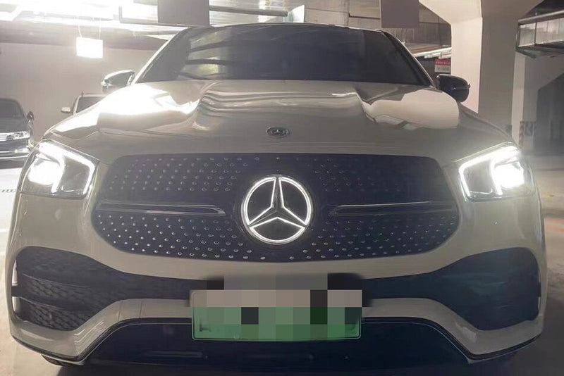 MERCEDES BENZ  Front Grill Logo LED with dznamic indicator 02