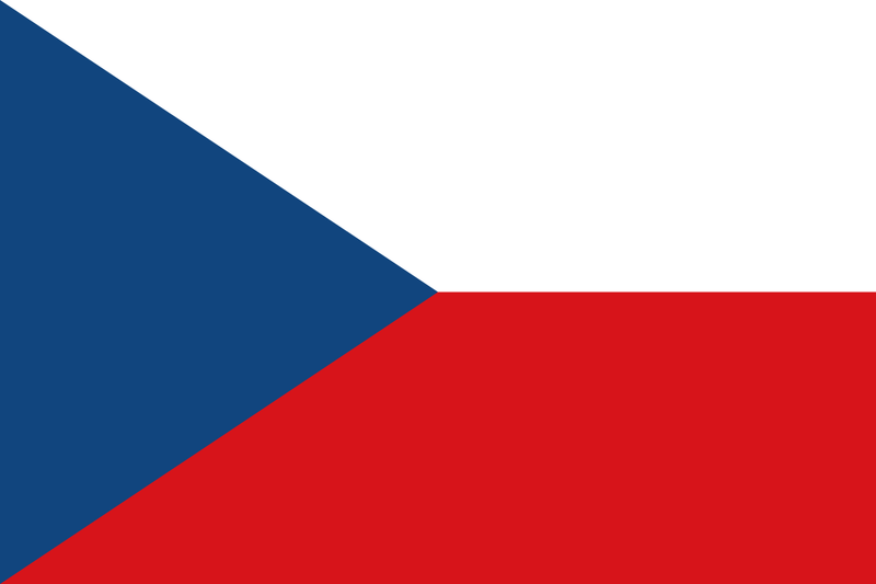 Česká Republica Flag Marker (quantity 1 = 1 set / 2 Flag Film / Alternative other Marker)