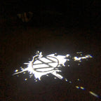 Volkswagen Door lights Original Logo  Nr. 11 (quantity 1 = 2 Logo Films /2 door lights）