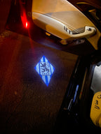 Fußball CLUB Logo Nr.258 (Menge 1 = 2 Logofilme /2 Türleuchten)