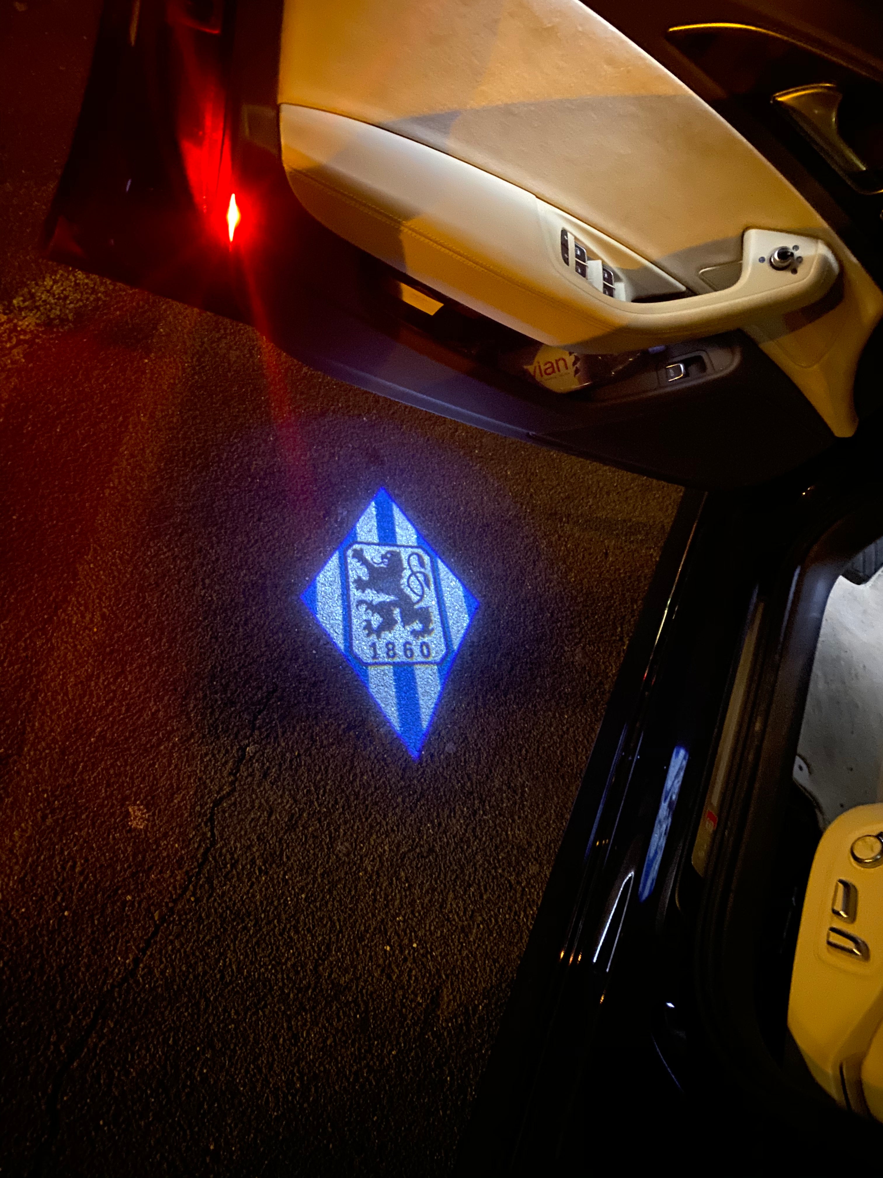 Fußball CLUB Logo Nr.258 (Menge 1 = 2 Logofilme /2 Türleuchten)