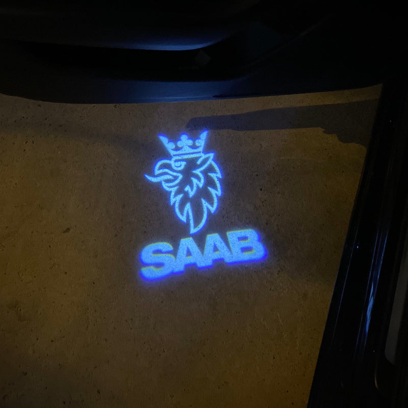 SAAB  Original LOGO PROJECROTR LIGHTS Nr.2518  (quantity 1 = 1 sets/2 door lights)